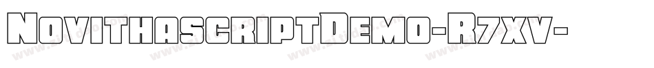 NovithascriptDemo-R7xv字体转换