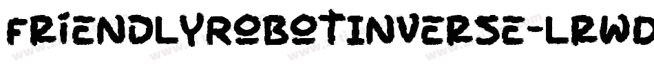 FriendlyRobotInverse-lrwD字体转换