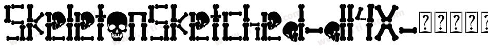 SkeletonSketched-dl4X字体转换