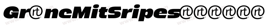 GrancMitSripes字体转换