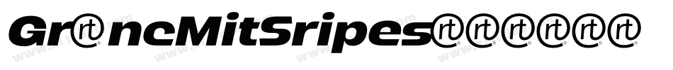 GrancMitSripes字体转换