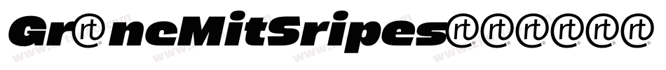 GrancMitSripes字体转换