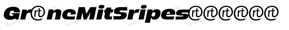 GrancMitSripes字体转换
