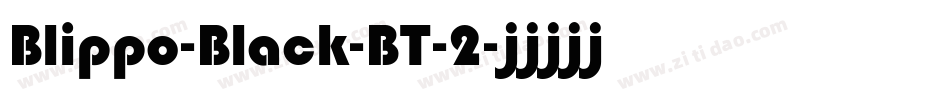 Blippo-Black-BT-2字体转换
