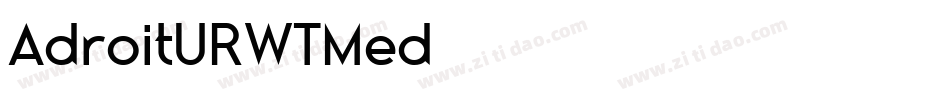 AdroitURWTMed字体转换
