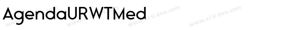 AgendaURWTMed字体转换