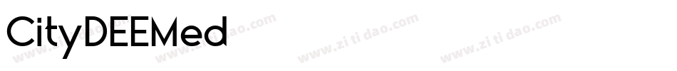 CityDEEMed字体转换