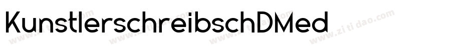 KunstlerschreibschDMed字体转换