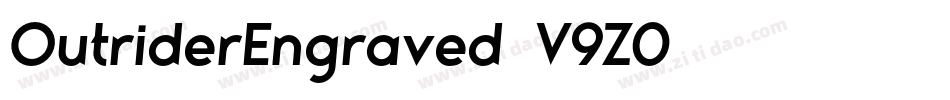 OutriderEngraved-V9Z0字体转换