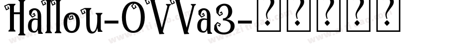 Hallou-OVVa3字体转换