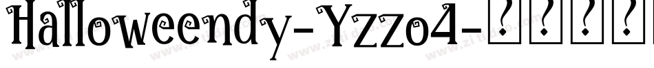 Halloweendy-Yzzo4字体转换