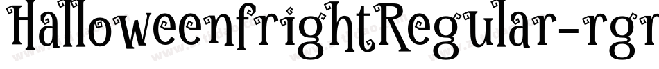 HalloweenfrightRegular-rgrMK字体转换