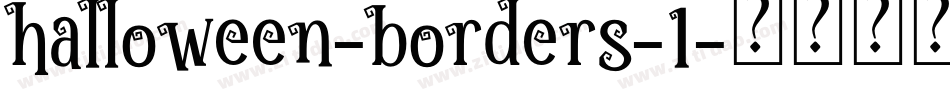 halloween-borders-1字体转换