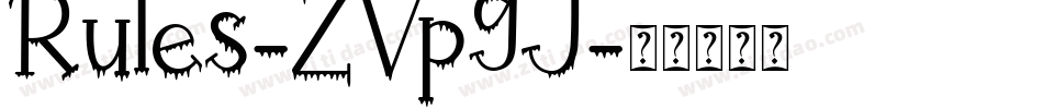 Rules-ZVp9J字体转换