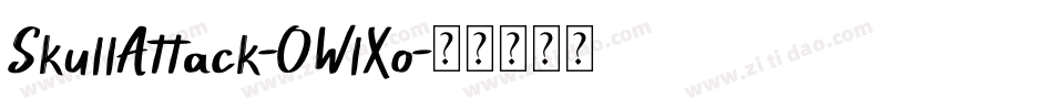 SkullAttack-0WlXo字体转换