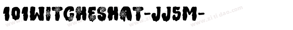 101WitchesHat-JJ5M字体转换