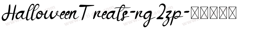 HalloweenTreats-rg2zp字体转换