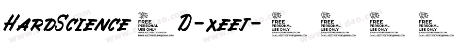 HardScience3D-xeej字体转换
