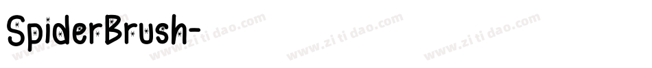 SpiderBrush字体转换