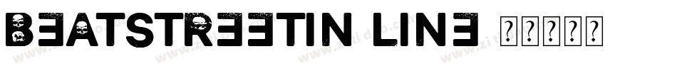BeatStreetIn-Line字体转换