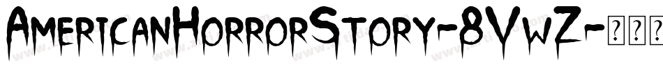 AmericanHorrorStory-8VwZ字体转换