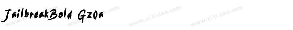 JailbreakBold-Gz0a字体转换