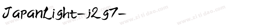 JapanLight-j2g7字体转换