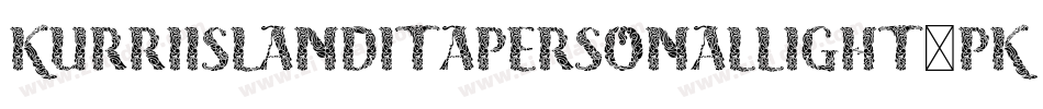 KurriIslandItaPersonalLight-PKZlB字体转换