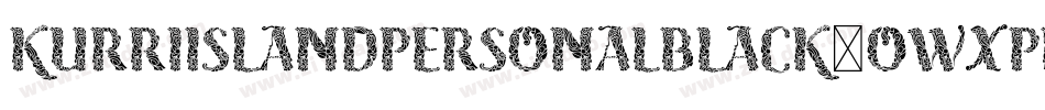 KurriIslandPersonalBlack-owxPB字体转换