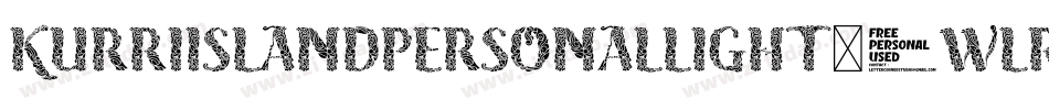 KurriIslandPersonalLight-0Wlrv字体转换 KurriIslandPersonalLight-0Wlrv字体转换