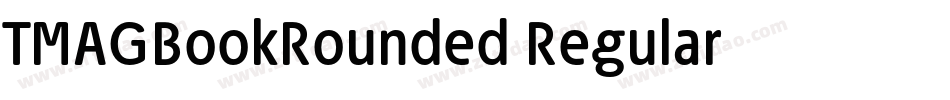 TMAGBookRounded-Regular字体转换