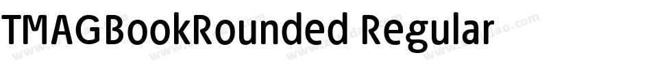 TMAGBookRounded-Regular字体转换