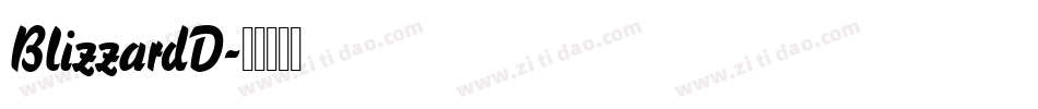 BlizzardD字体转换