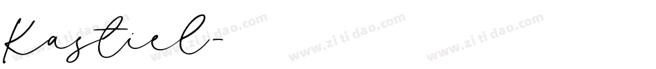 Kastiel字体转换
