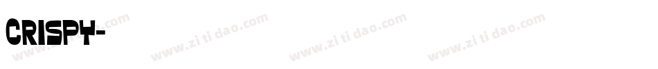 CRISPY字体转换