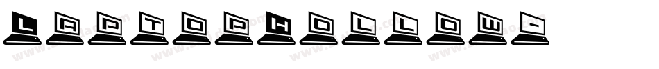 LaptopHollow字体转换