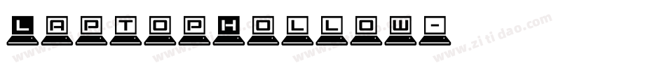LaptopHollow字体转换
