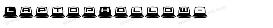 LaptopHollow字体转换