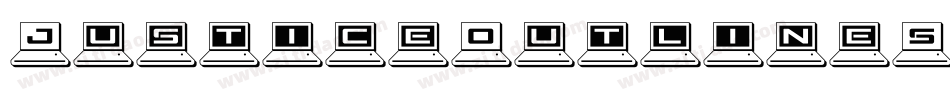 JusticeOutlineSemiItalic-mdJ2字体转换