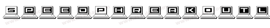SpeedPhreakOutline-2Ovnv字体转换