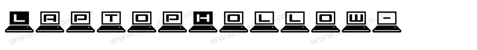 LaptopHollow字体转换