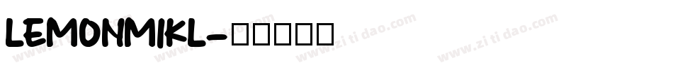 LEMONMIKL字体转换