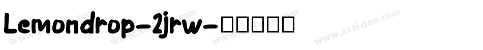 Lemondrop-2jrw字体转换