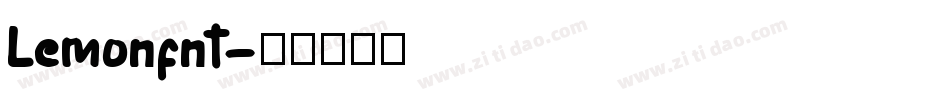 Lemonfnt字体转换