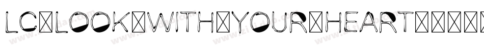 LC-Look-With-Your-Heart字体转换