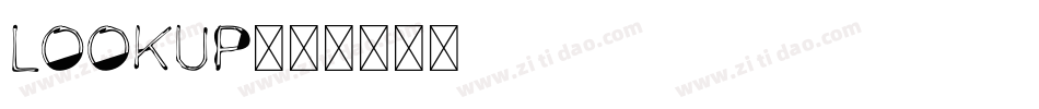 lookup字体转换