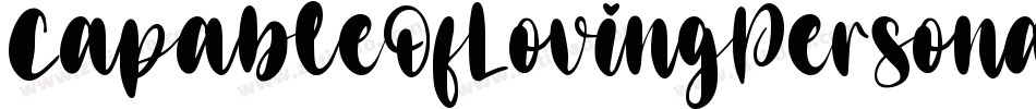 CapableOfLovingPersonalUse-z4w4字体转换