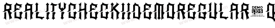 RealityCheckIiDemoRegular-qRwd字体转换