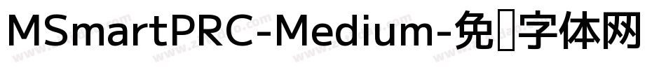 MSmartPRC-Medium字体转换