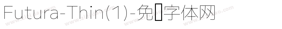 Futura-Thin(1)字体转换